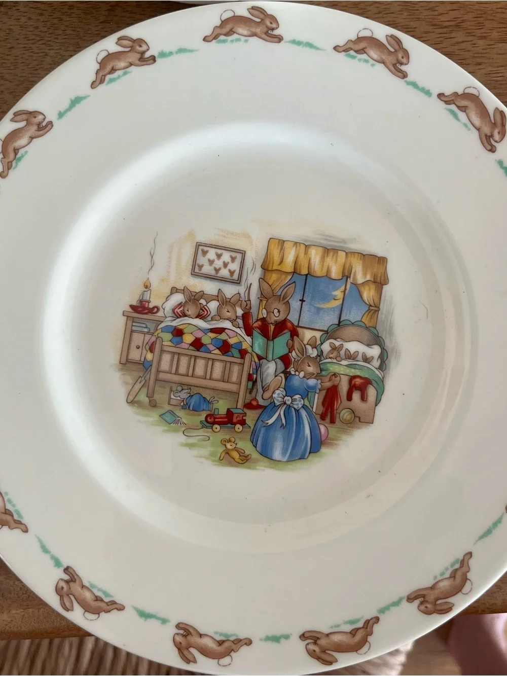 Vintage bunnykins royal doulton 4 piece whimsical rabbit cottagecore set